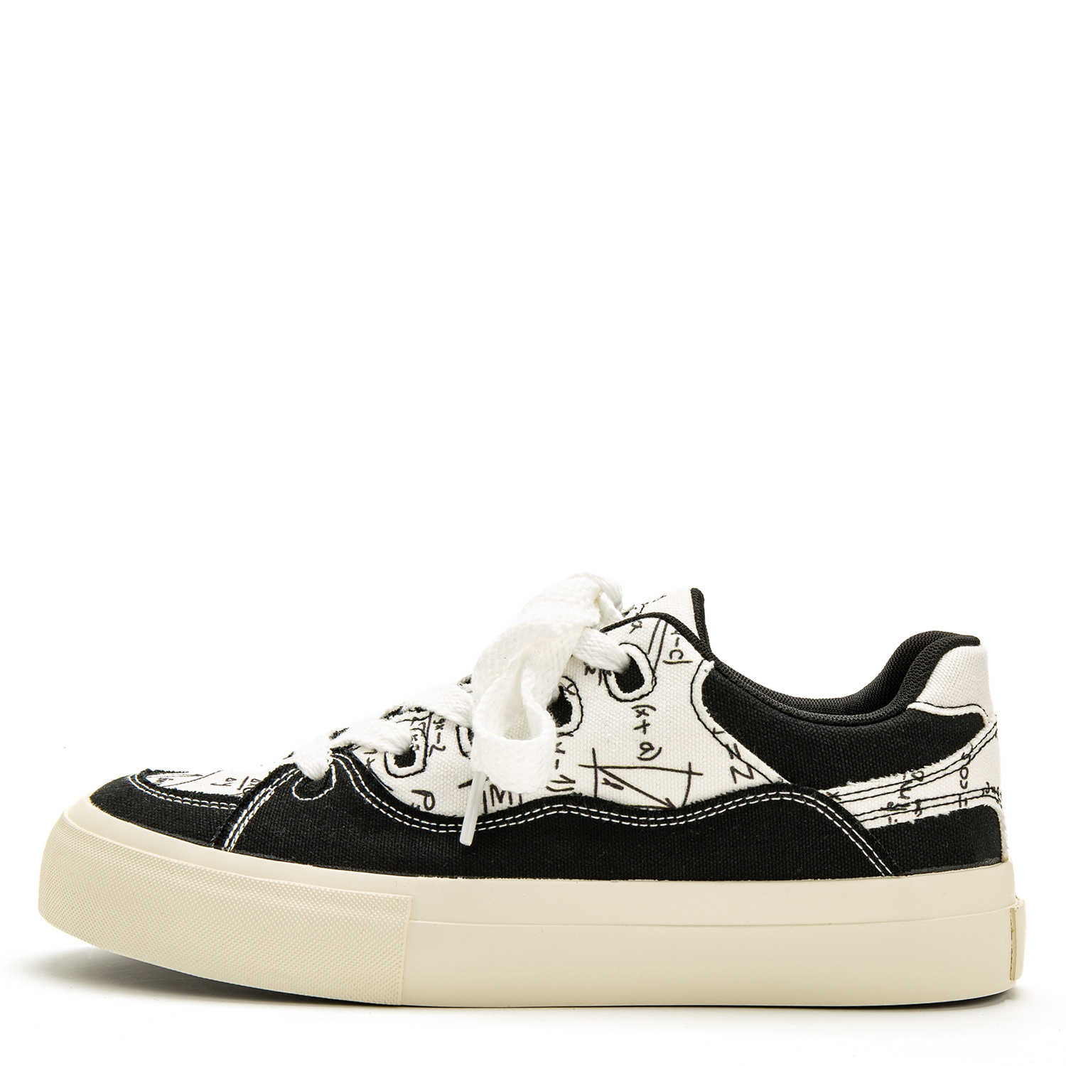 

Термостойкие устойчивые к истиранию низкие кроссовки для скейтбординга men's Far waves, черный