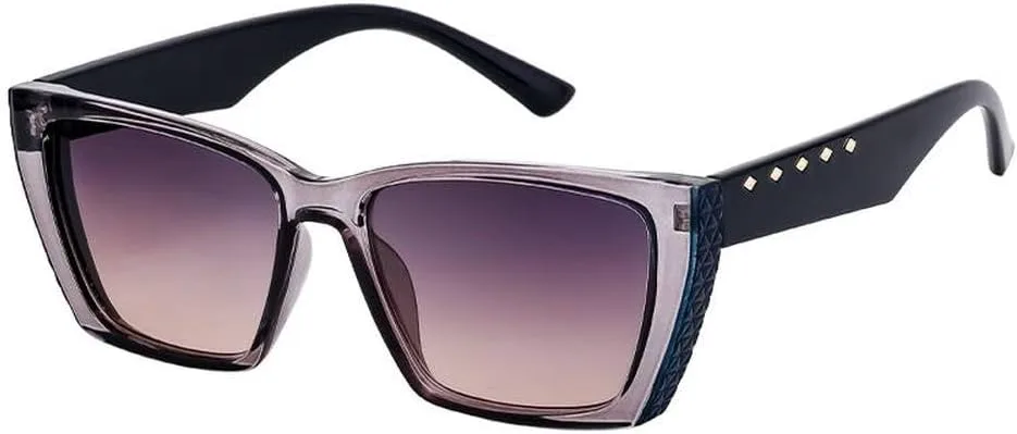 

Большие солнцезащитные очки «кошачий глаз» для женщин и мужчин, роскошные, сексуальные, винтажные, модные очки-щитки для дам, SUN1713 Generic, C5graybrown