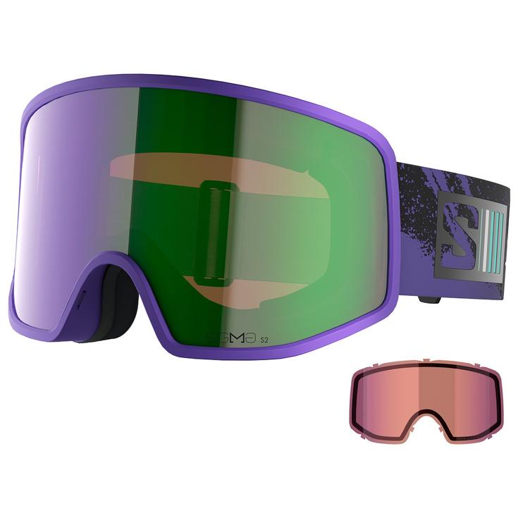 

Горнолыжные очки Sentry Pro Ultra Violet Hucknife Sigma Emerald + Sigma Light Blue Salomon, Синий, Горнолыжные очки Sentry Pro Ultra Violet Hucknife Sigma Emerald + Sigma Light Blue Salomon