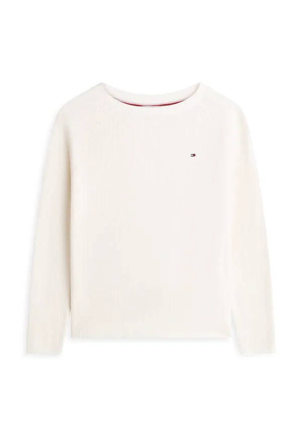 Джемпер тонкой вязки с вырезом-лодочкой Tommy Hilfiger, Ivory Petal — фото 4
