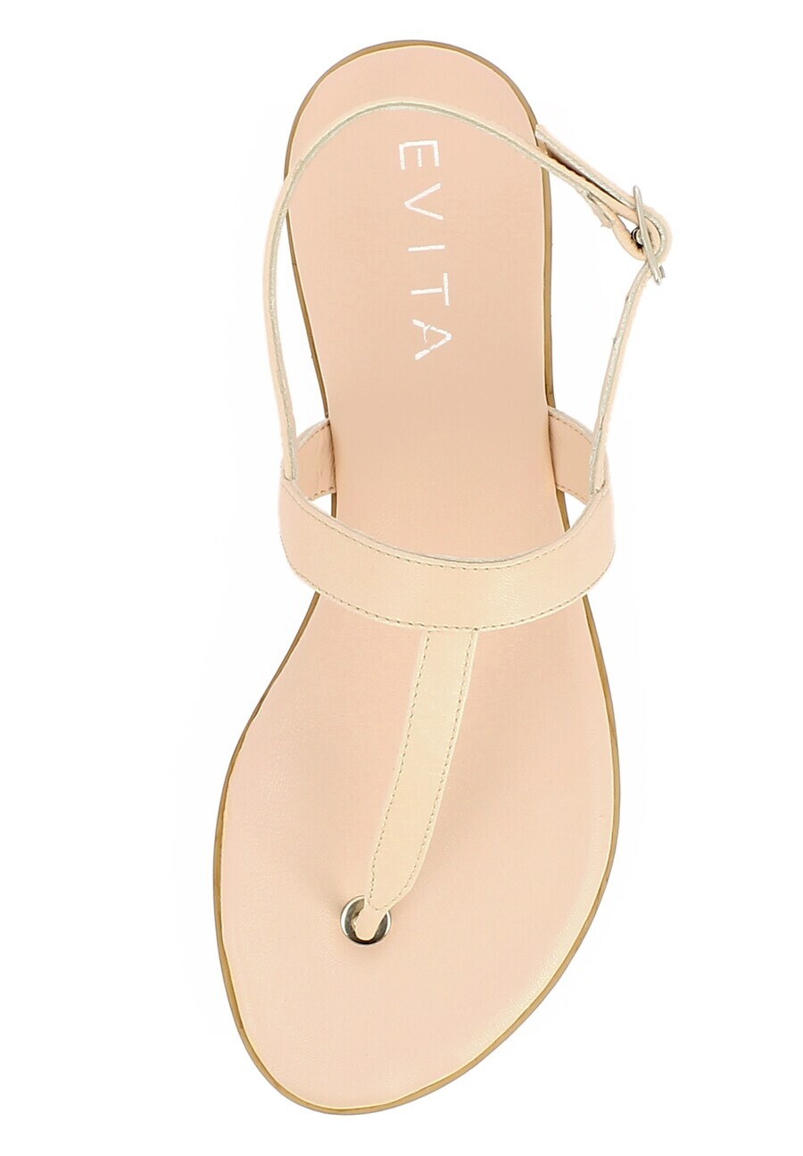 Сандалии EVITA T-Bar Sandals OLIMPIA, цвет Nude — фото 3