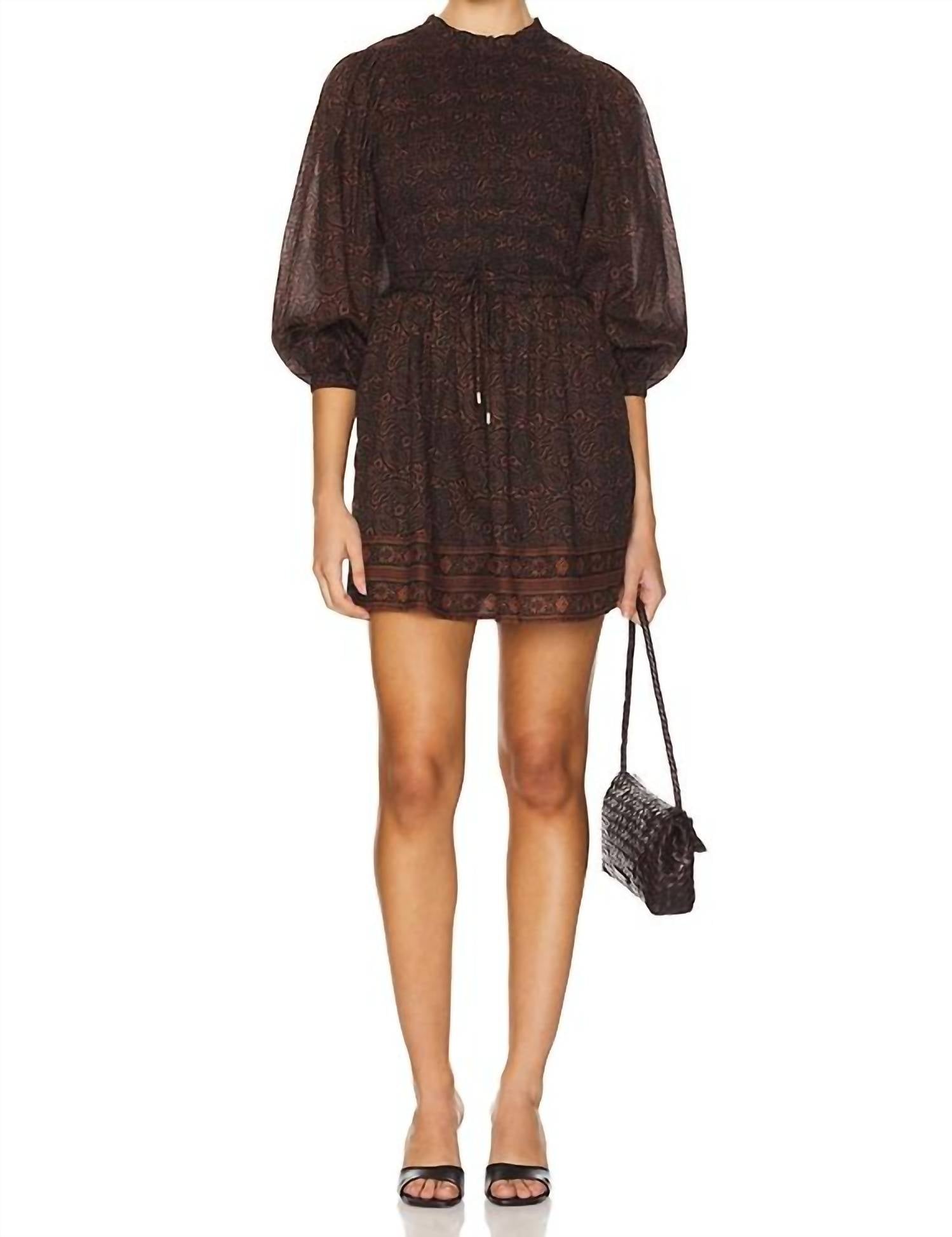 

Мини-платье Randi в цвете Siena Print Sena Cleobella