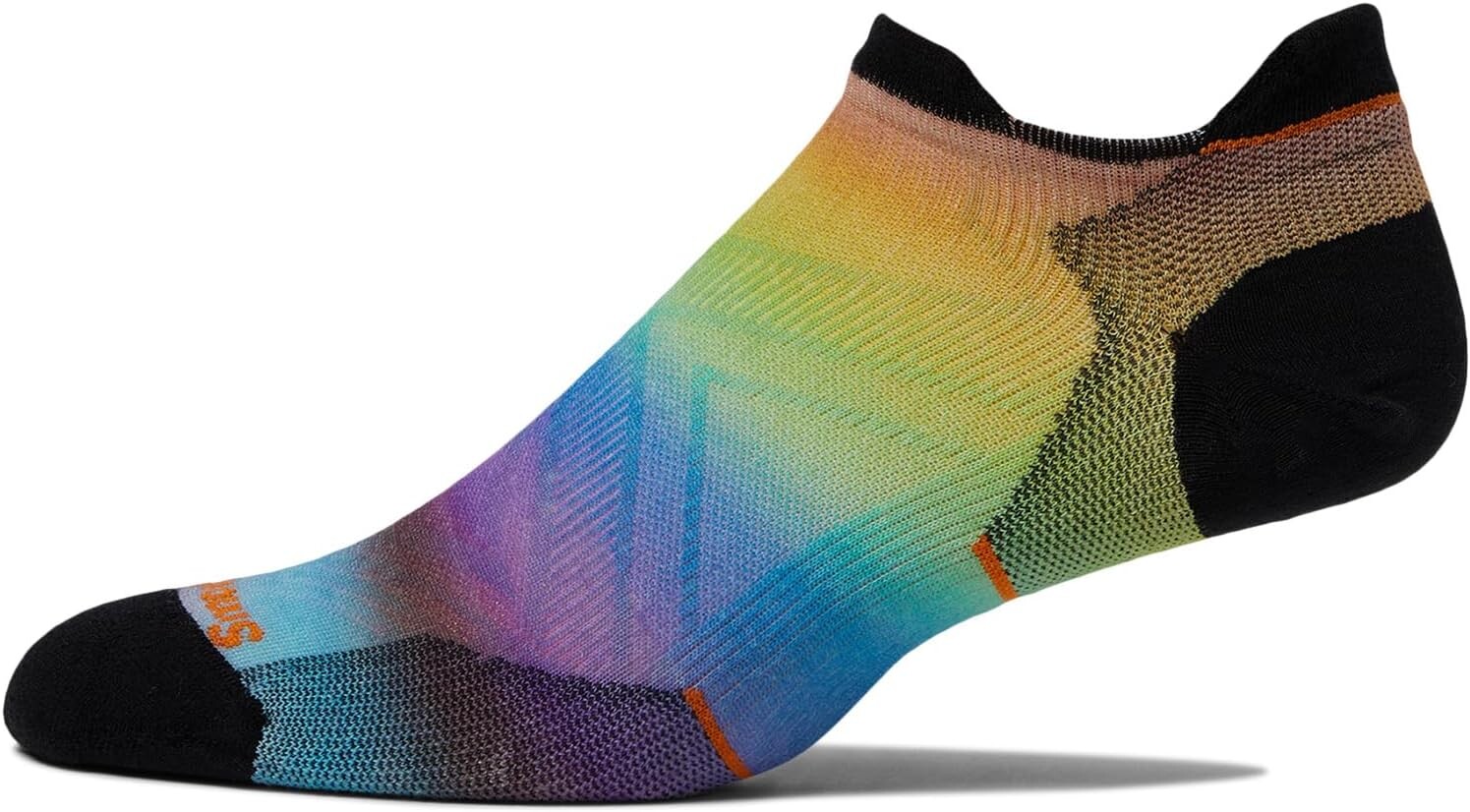 

Носки до щиколотки с радужным принтом Run Zero Cushion Pride Smartwool, цвет Multicolor