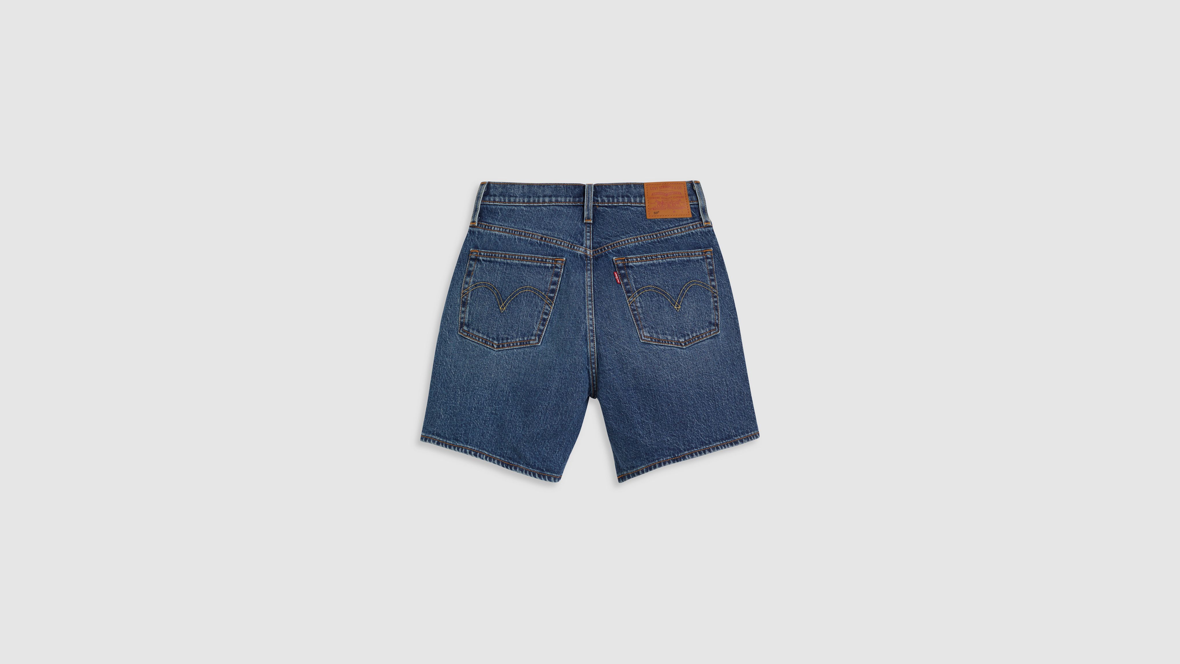 Женские шорты 501 Original Fit с высокой посадкой и длиной до середины бедра Levi's, цвет Broken Midnight - Dark Wash — фото 4