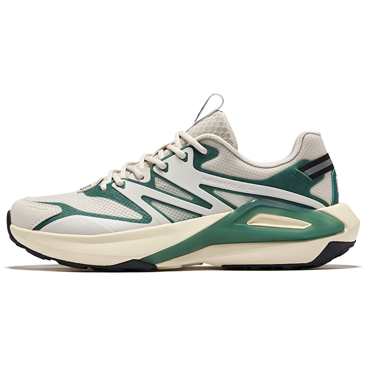 

Прочные дышащие низкие повседневные туфли мужские, бледно-дикий серо-зеленый цвет Erke, Wild Gray Mountain Green