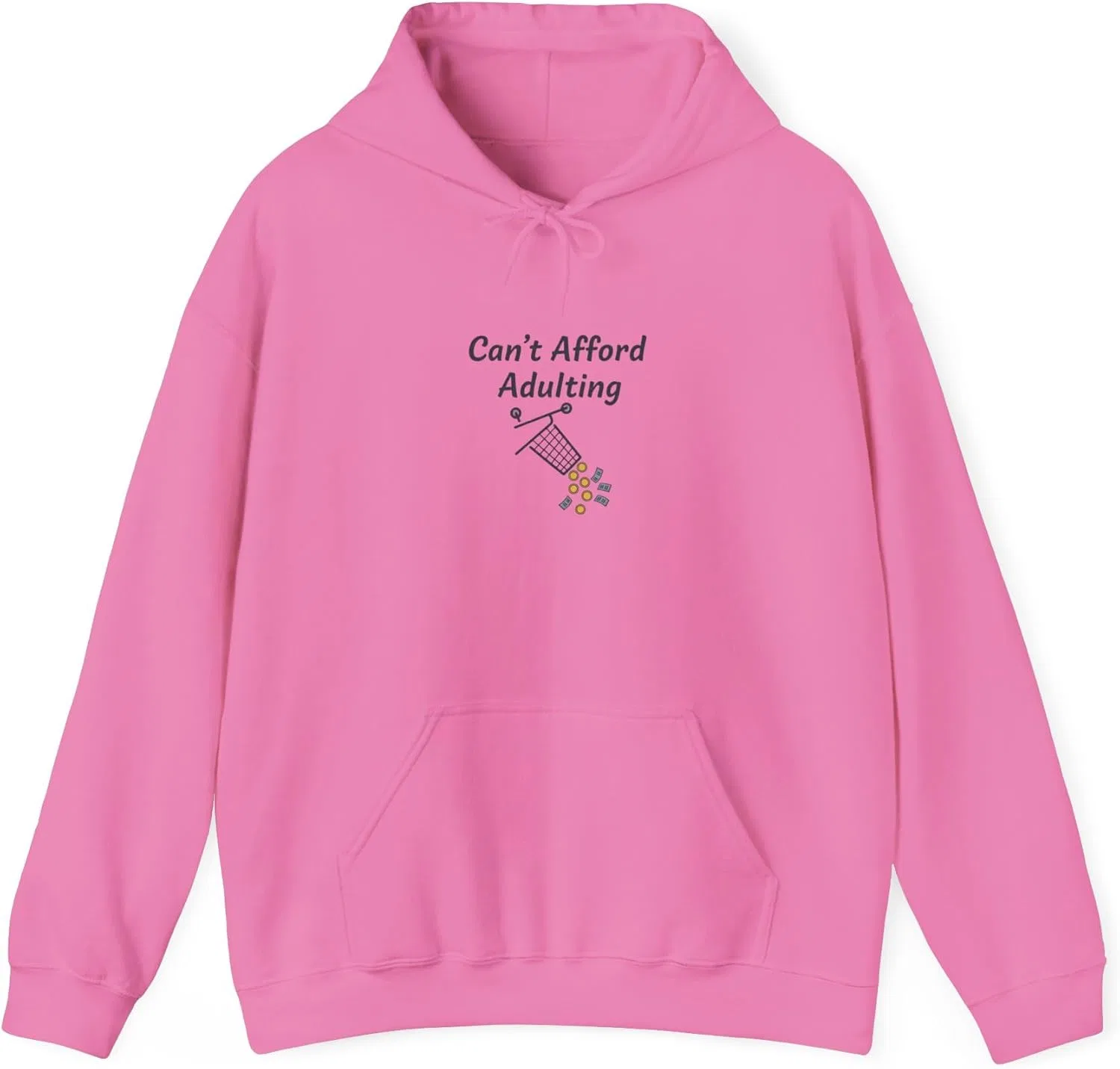 GENERIC Толстовка с капюшоном унисекс из плотной смесовой ткани Heavy Blend, Azalea