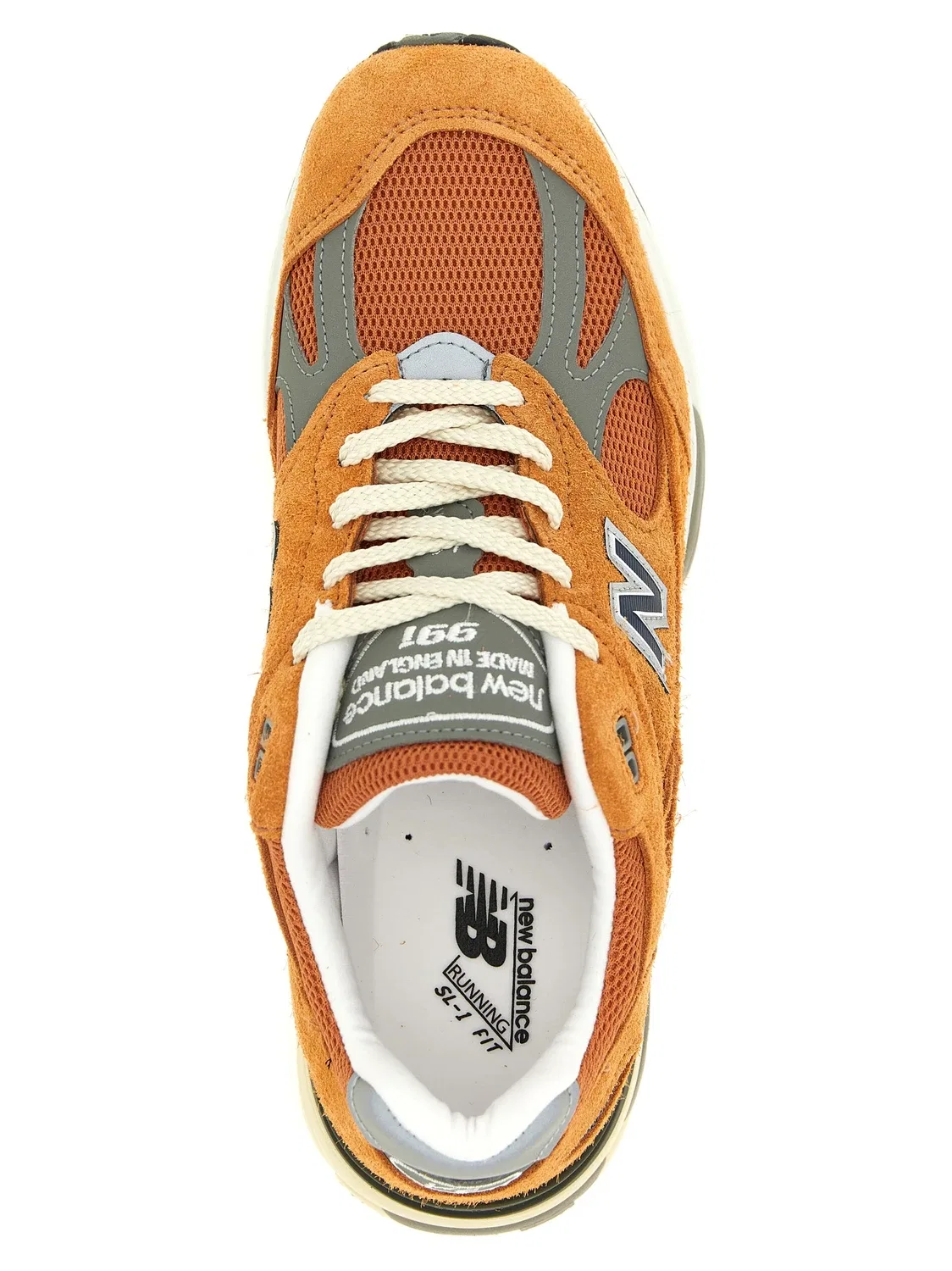 Кроссовки 'Made in UK 991V2' NEW BALANCE, оранжевый — фото 4