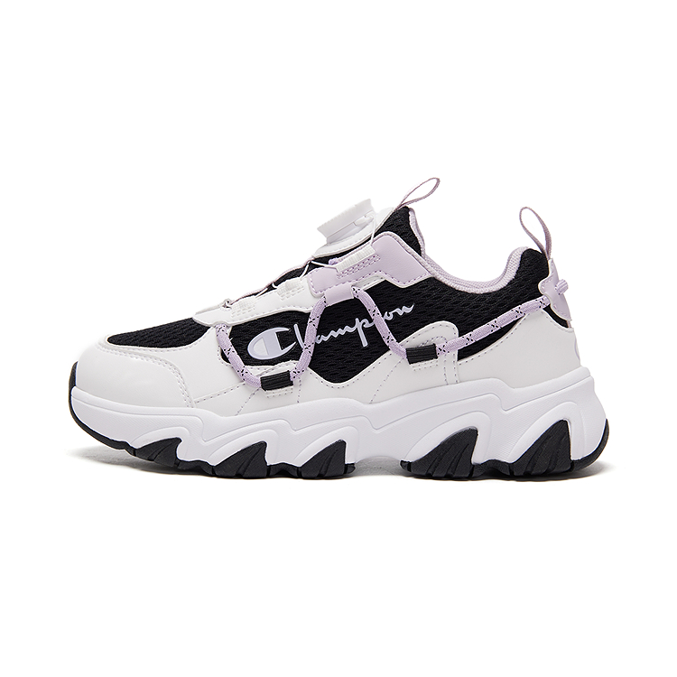 

Champion Kids Кроссовки для бега с противоскользящей подошвой, устойчивые к истиранию, белого/фиолетового цвета, детские