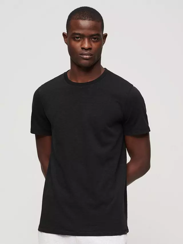 

Футболка Superdry Crew Neck Slub Short Sleeved, черный