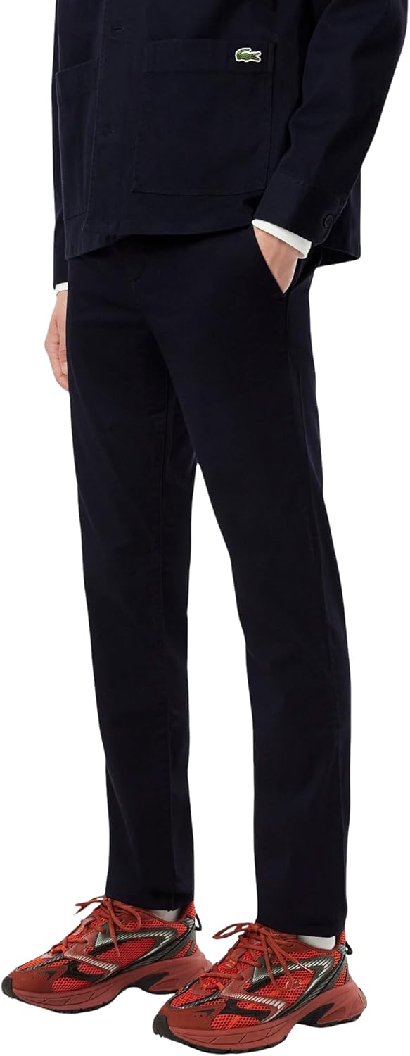 Lacoste мужские брюки чинос Slim Fit из эластичного хлопка, Abysm — фото 2