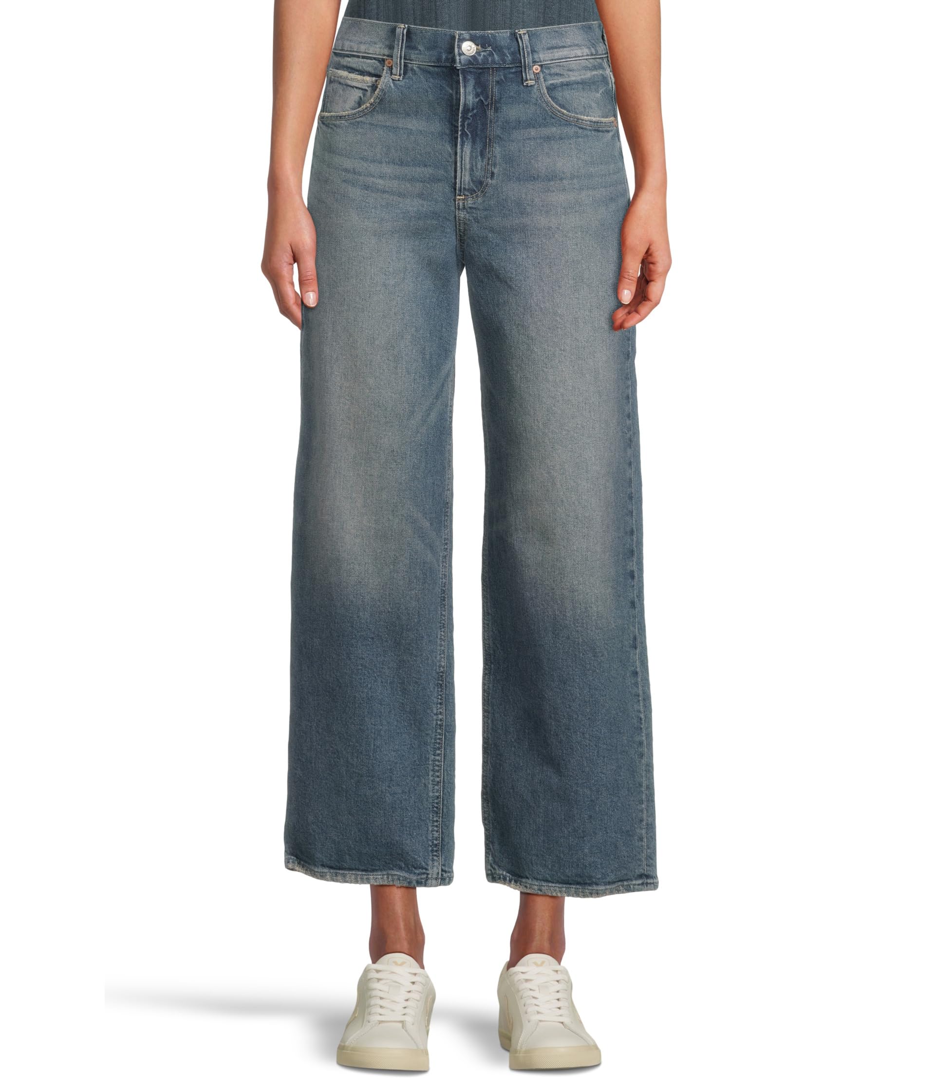 

Джинсы Paige Cameron Ankle Seamed Beltloops In Stones, цвет Stones