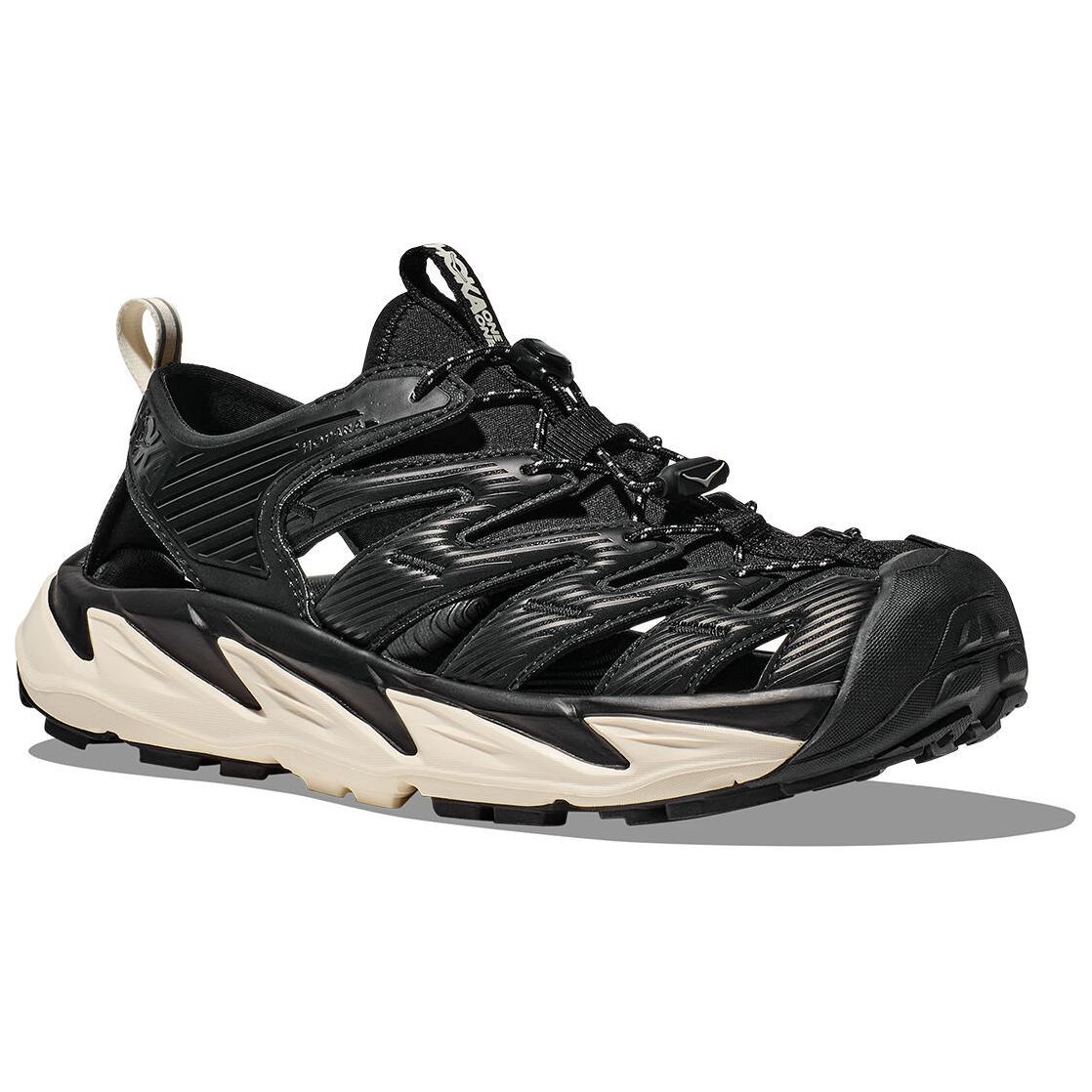 HOKA ONE ONE Хопары черный алебастр — черный/слоновая кость белый, цвет Black/Ivory White — фото 4