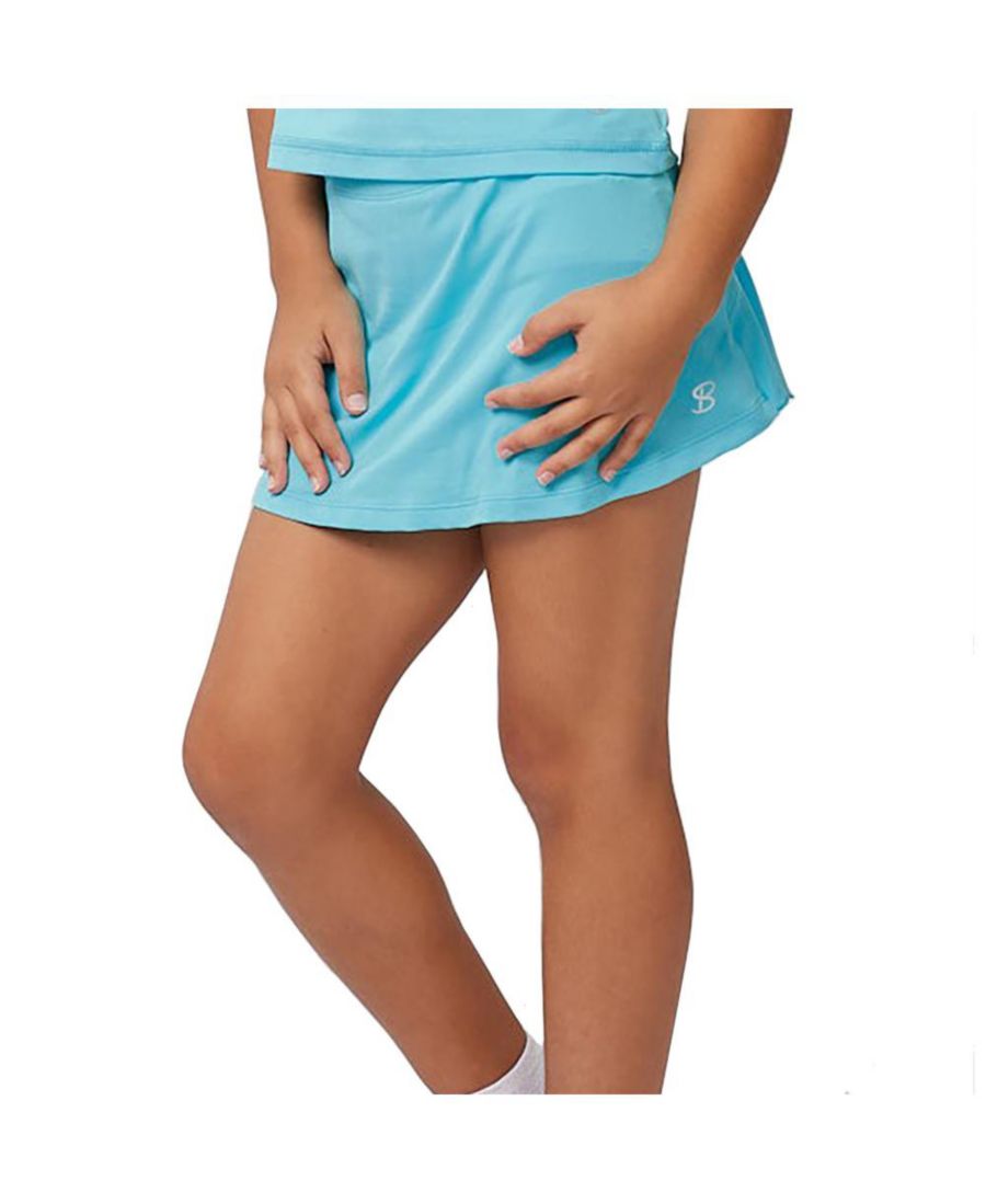 

Теннисная юбка для девочек с защитой от ультрафиолета - неоновая клетка / размер L Sofibella, Babyboy