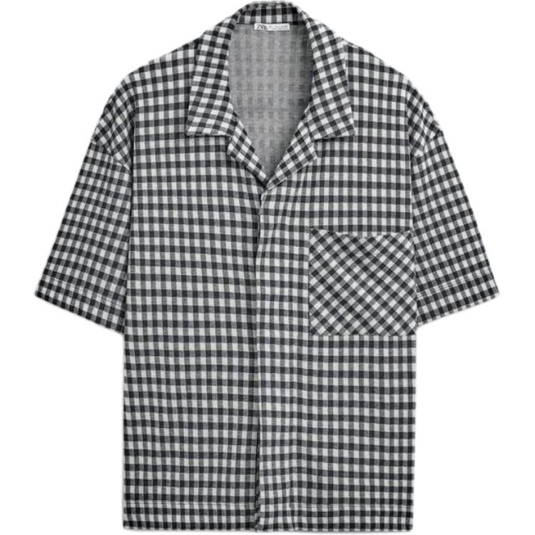 

Рубашка мужская многоцветная Zara, цвет Multicolor