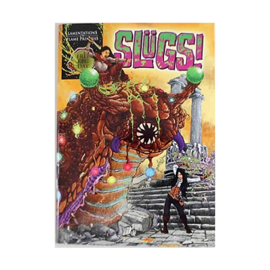 

Slugs! (Free RPG Day 2016), Lamentations of the Flame Princess - Core Rules, Settings & Ephemera, мягкая обложка