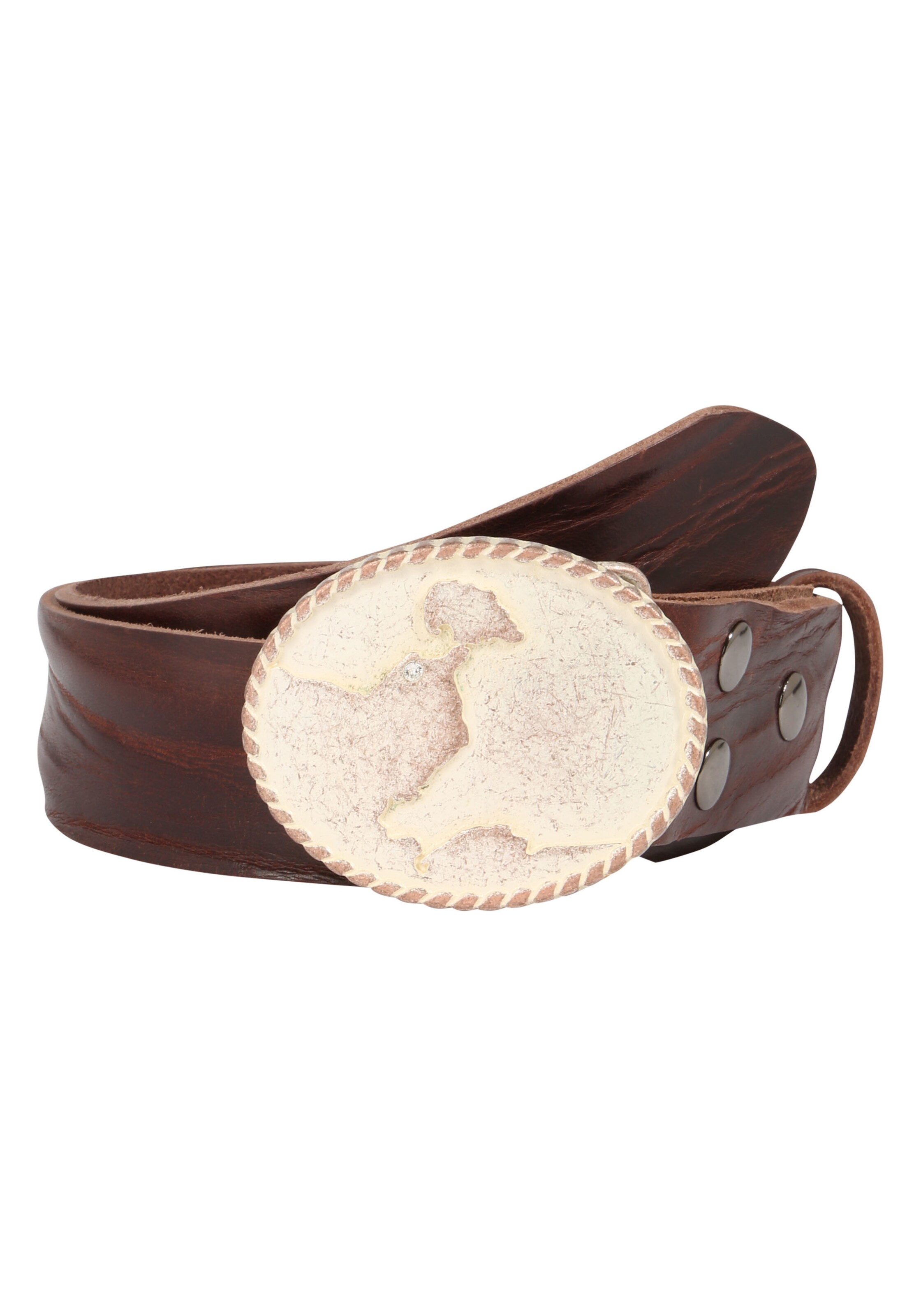 

RETTUNGSRING by showroom 019° Ремень в темно-коричневом цвете