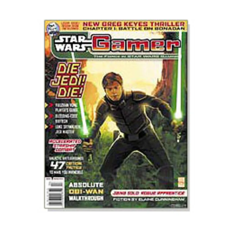 

Журнал #8 "Die Jedi! Die!, Accelerated Starship Combat, Yuuzhan Vong Player's Guide", Star Wars Gamer (WOTC)