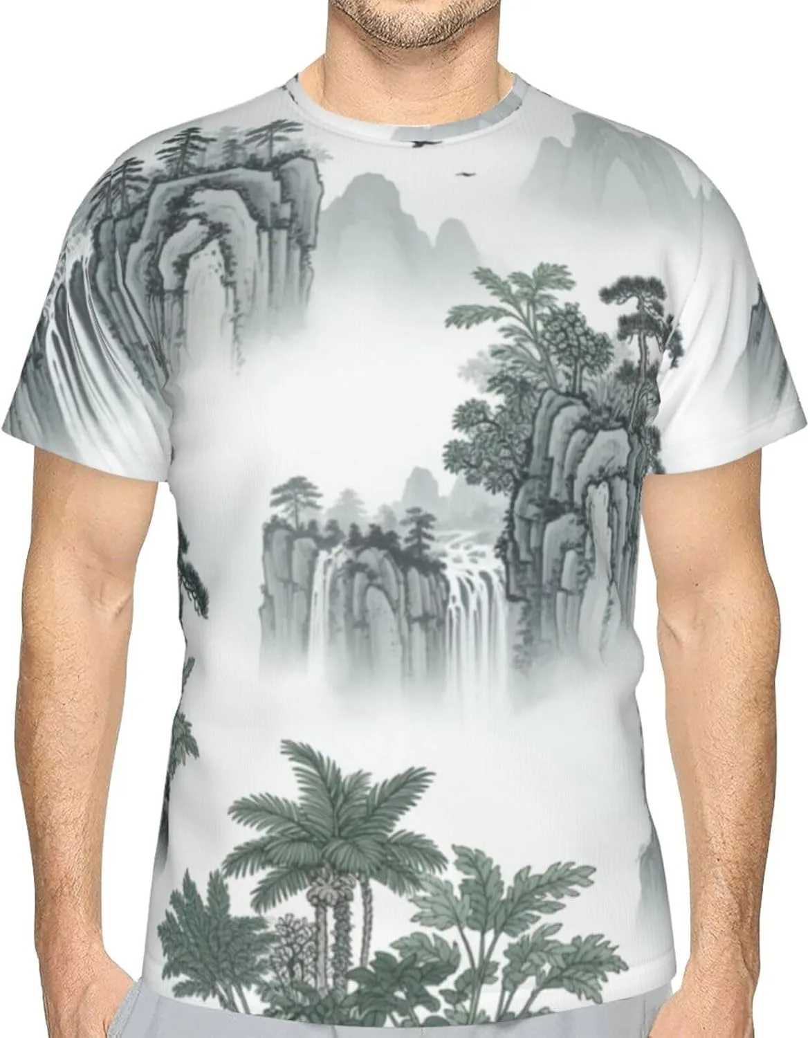 

Футболка мужская Supdreamc с коротким рукавом и круглым вырезом, легкая и мягкая для повседневной носки