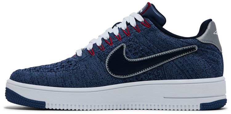 Кроссовки Nike Air Force 1 Ultra Flyknit Low, синий — фото 3