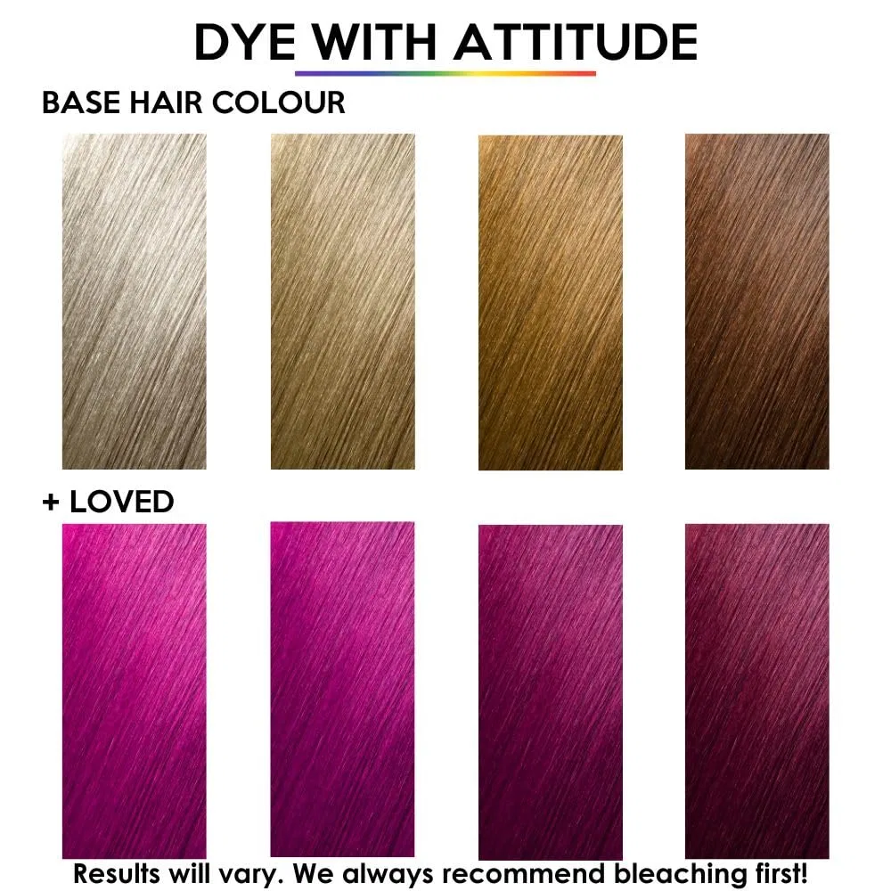 Набор полуперманентной розовой краски для волос «Pretty in Pink Duo» от Attitude Attitude Holland — фото 4