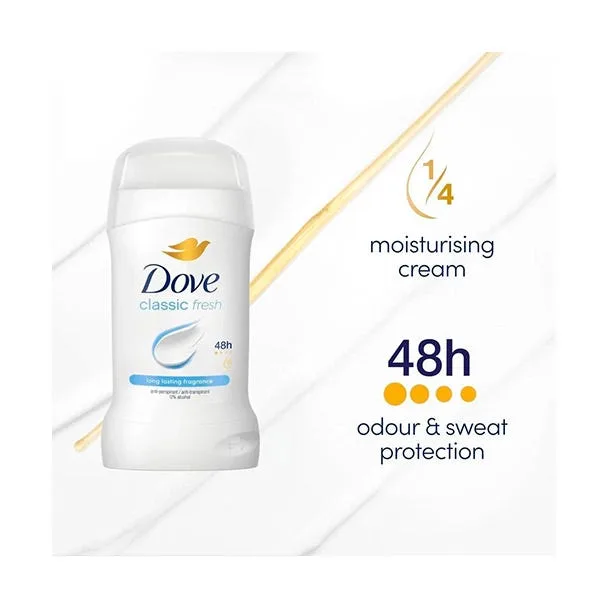 Дезодорант-стик на 48 часов DOVE Classic Fresh 50 мл — фото 3