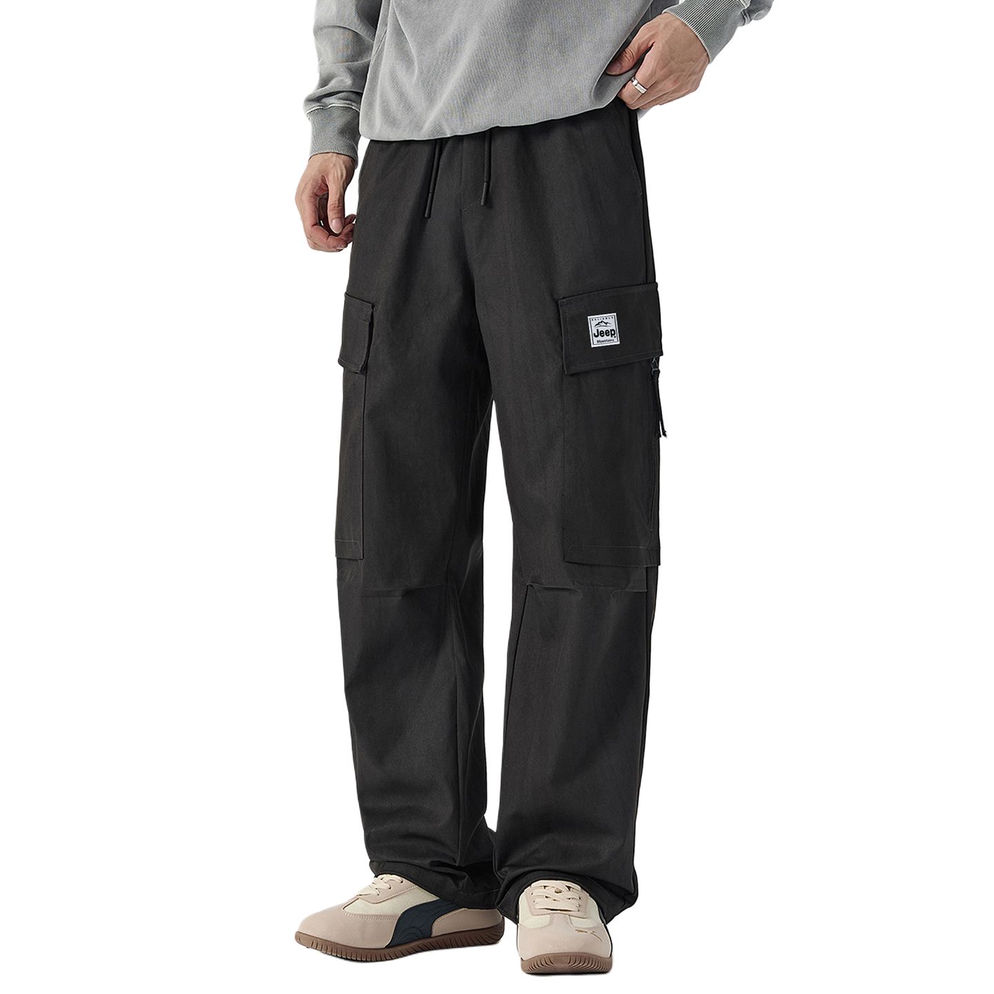 

Повседневные брюки унисекс Moderate Cargo Pants Jeep, черный