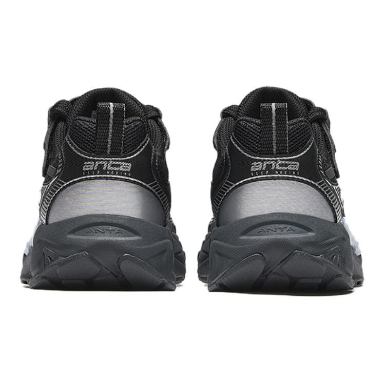Кроссовки Anta kids Kids Lifestyle Shoes GS Low-top Black/Silver, черный/серебряный — фото 4