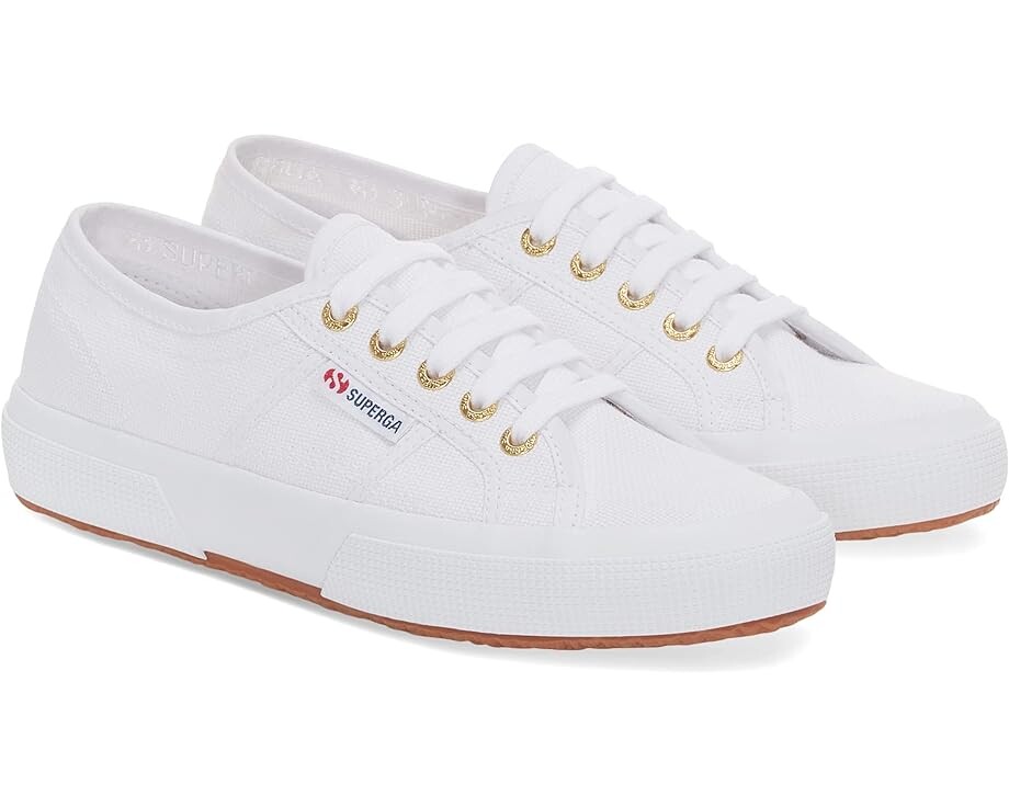 

Кроссовки Superga 2750 COTU Classic Sneaker, цвет White/Gold