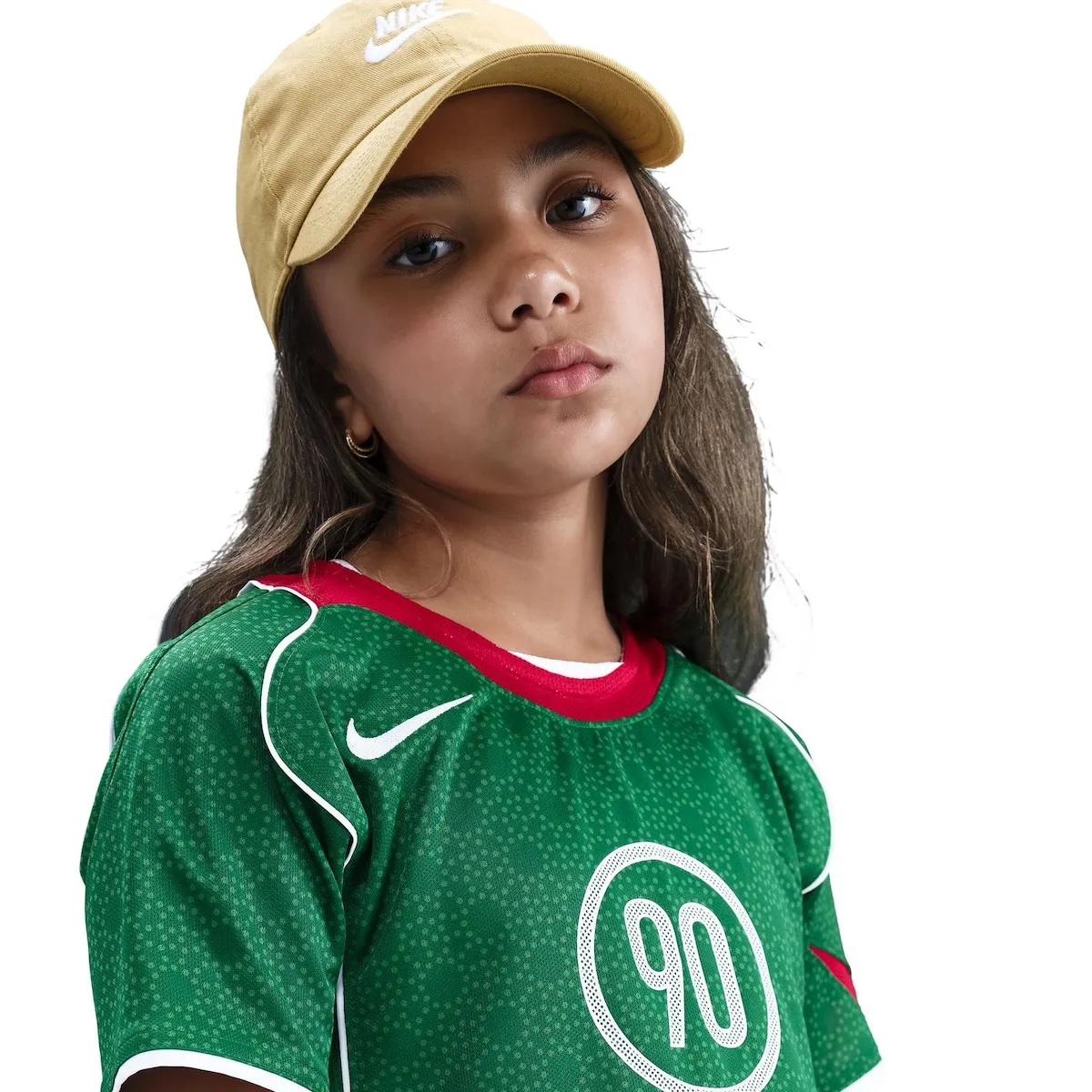 Детская футболка Dri-FIT Total 90 Energy Nike, зеленый — фото 2