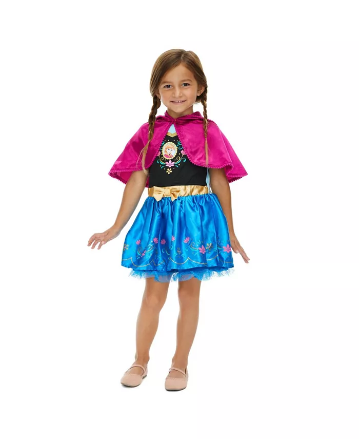 

Платье с мехом Disney Princess Anna для девочек Frozen, синий