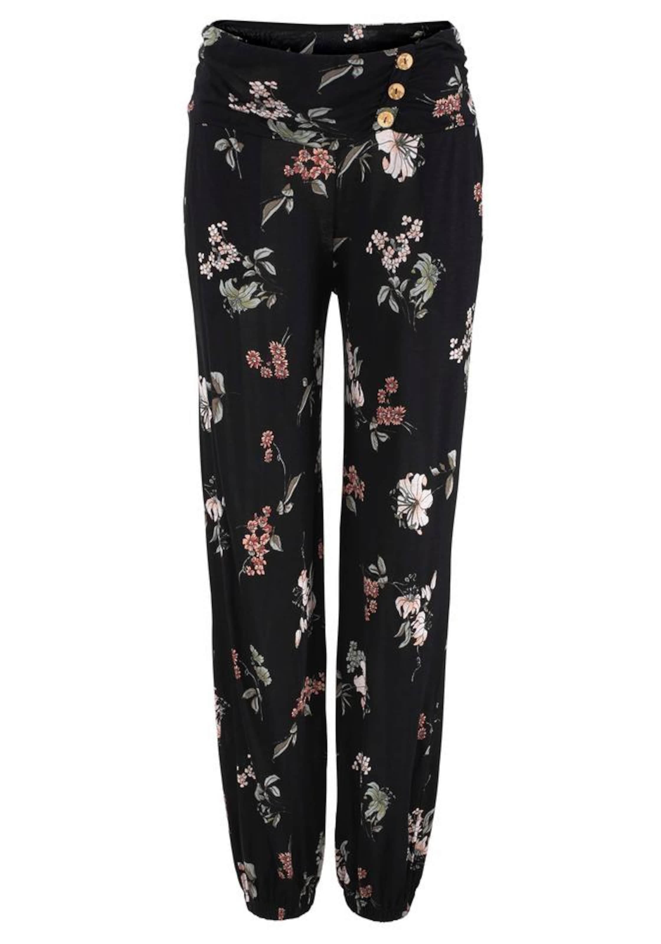 

LASCANA Широкие шаровары Harem в черном цвете