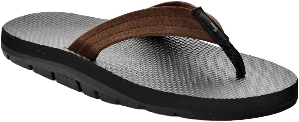 Сандалии из замши на резиновой подошве, Island Slipper, Эспрессо — фото 3