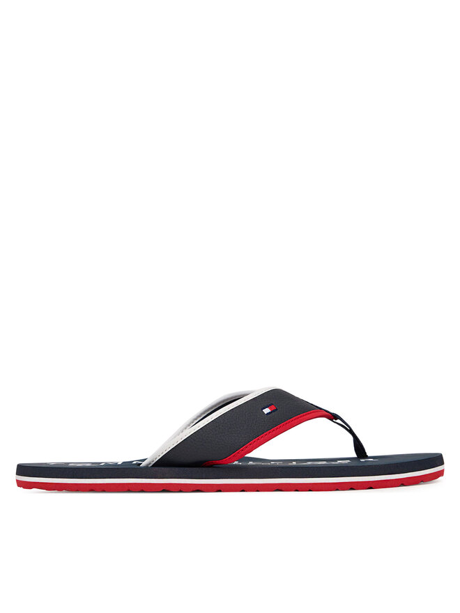 Шлепанцы Tommy Hilfiger Tumble Beach Sandal FM0FM05710, темно-синий — фото 4