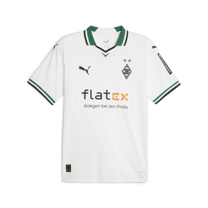 

Боруссия Менхенгладбах 23/24 домашняя мужская майка PUMA White Power Green