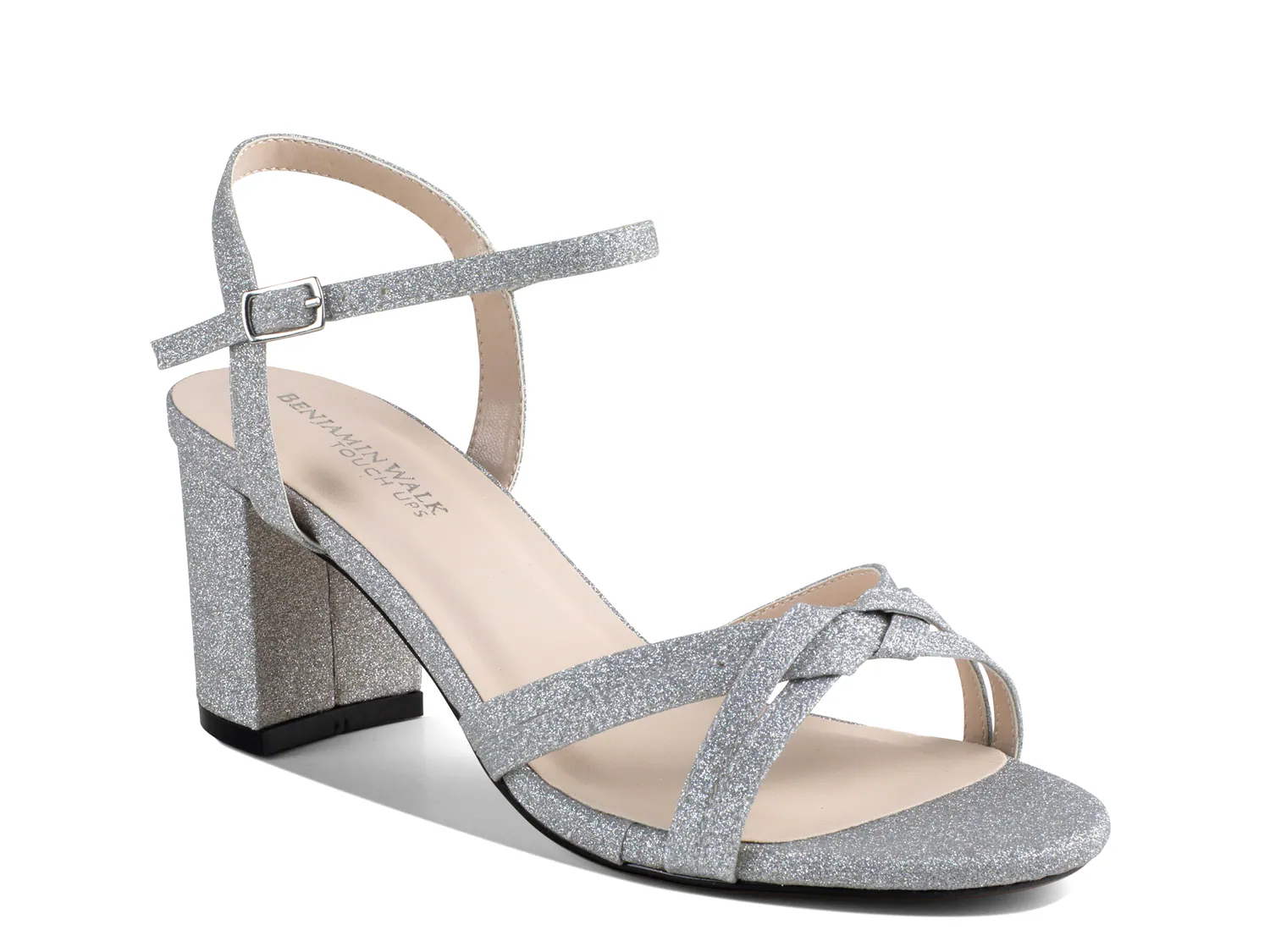 

Босоножки Elle Sandal Touch Ups By Benjamin Walk, серебряный/металлик