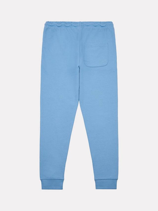 Детские хлопковые джоггеры с кулиской New Balance, Blue Laguna — фото 2