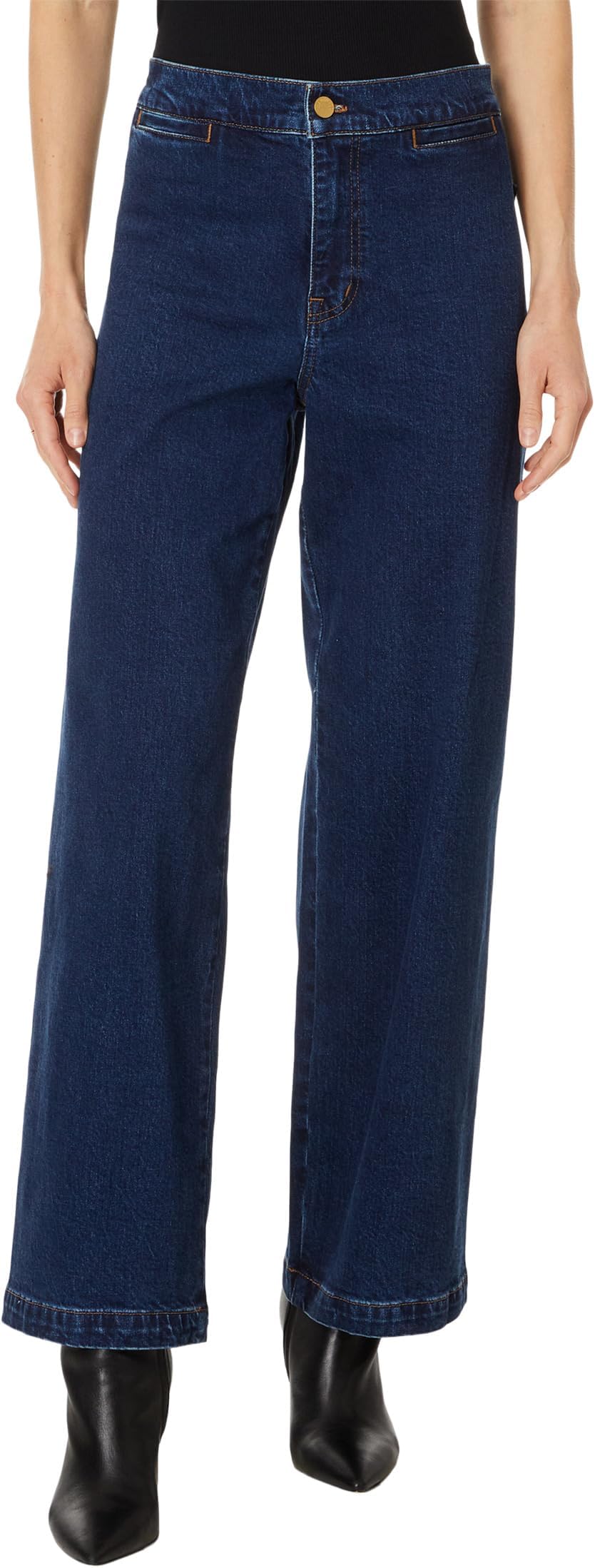 

Джинсы Madewell Perfect Vintage Wide Emmett in Leffers Wash, цвет Leffers Wash