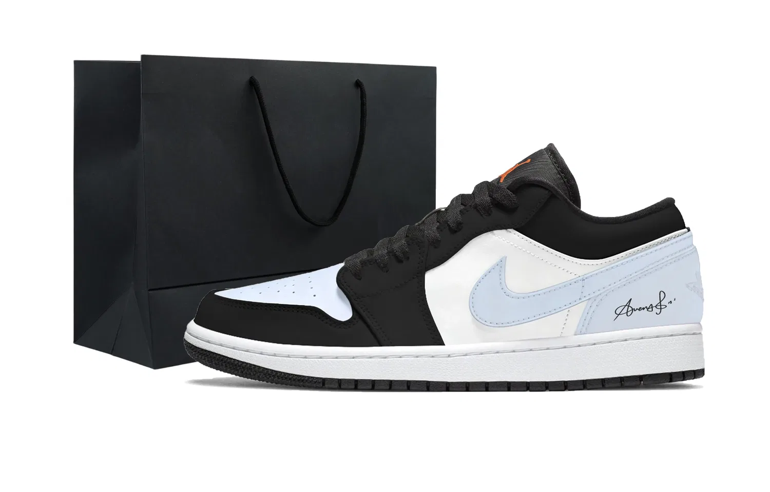 Кроссовки баскетбольные Air 1 Cloud Foot Jordan Sweetheart Light Blue