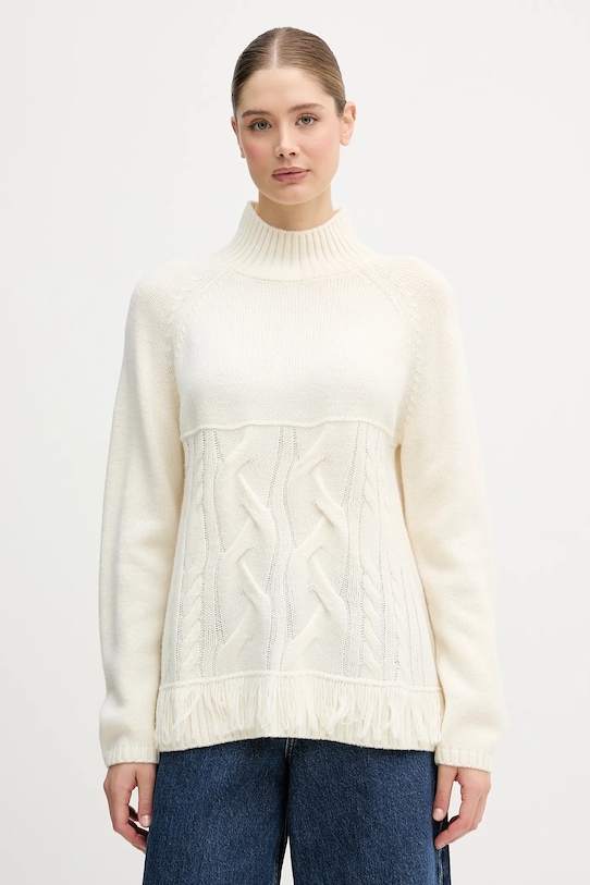 

Свитер из шерстяной смеси United Colors of Benetton, бежевый