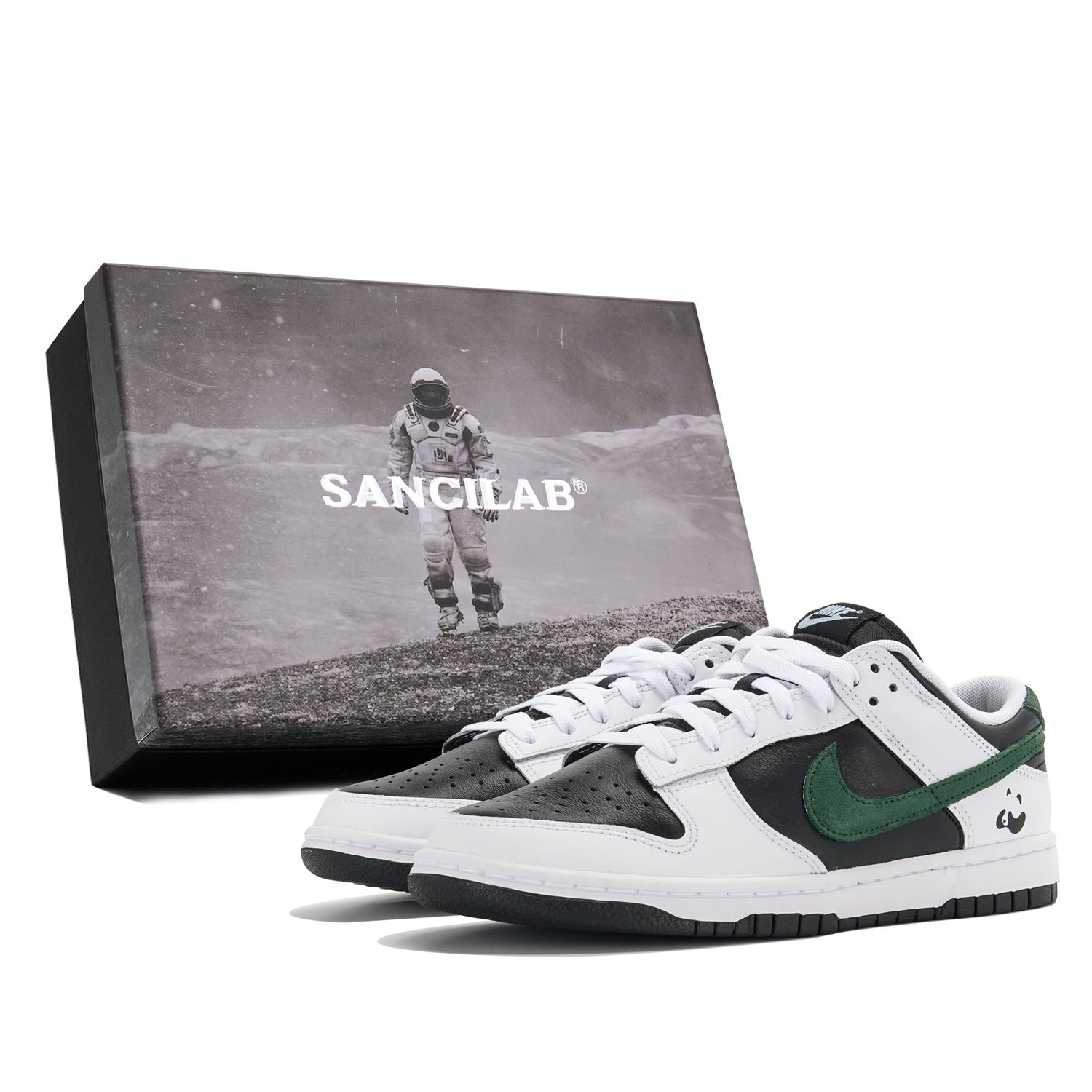 

Nike Кроссовки для скейтбординга Dunk Low REeverse Panda 2.0 с противоскользящим покрытием, мужские, черные