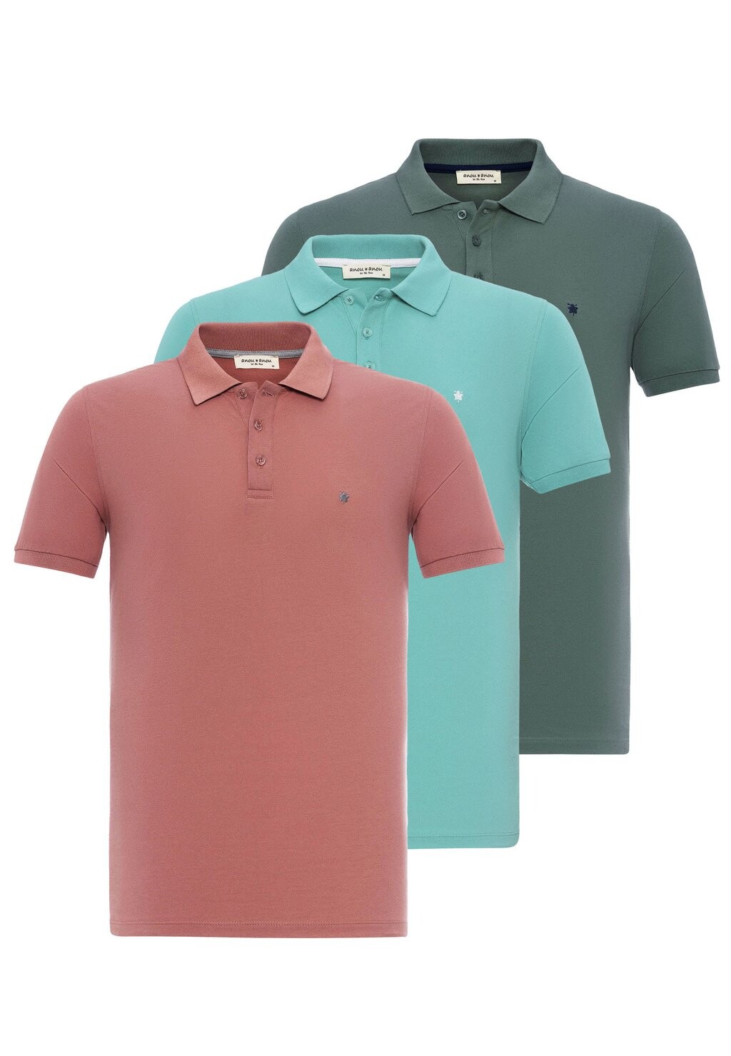 

Polo Sino Regular Fit Short Sleeve anou anou, мята