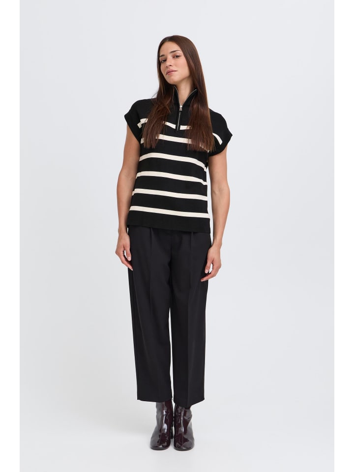 

B. young Вязаный свитер BYMMORLA свободного кроя, черный