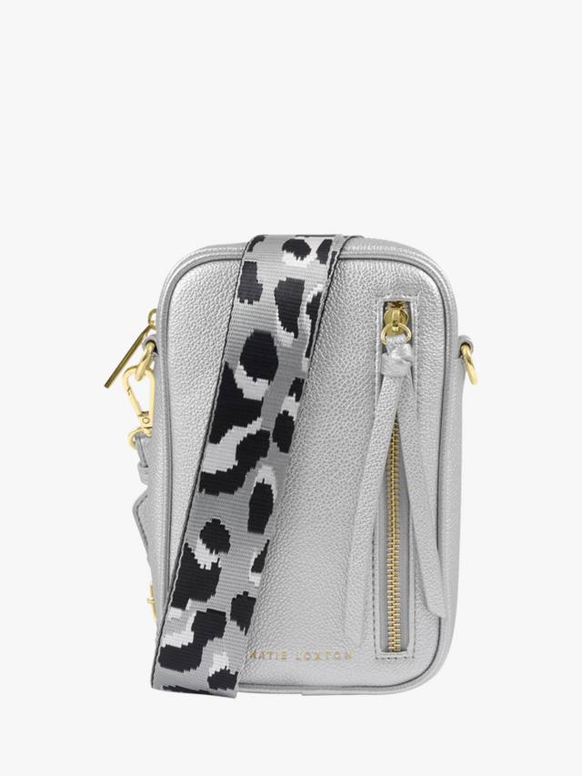 

Сумка Hallie через плечо малого размера Katie Loxton, Silver