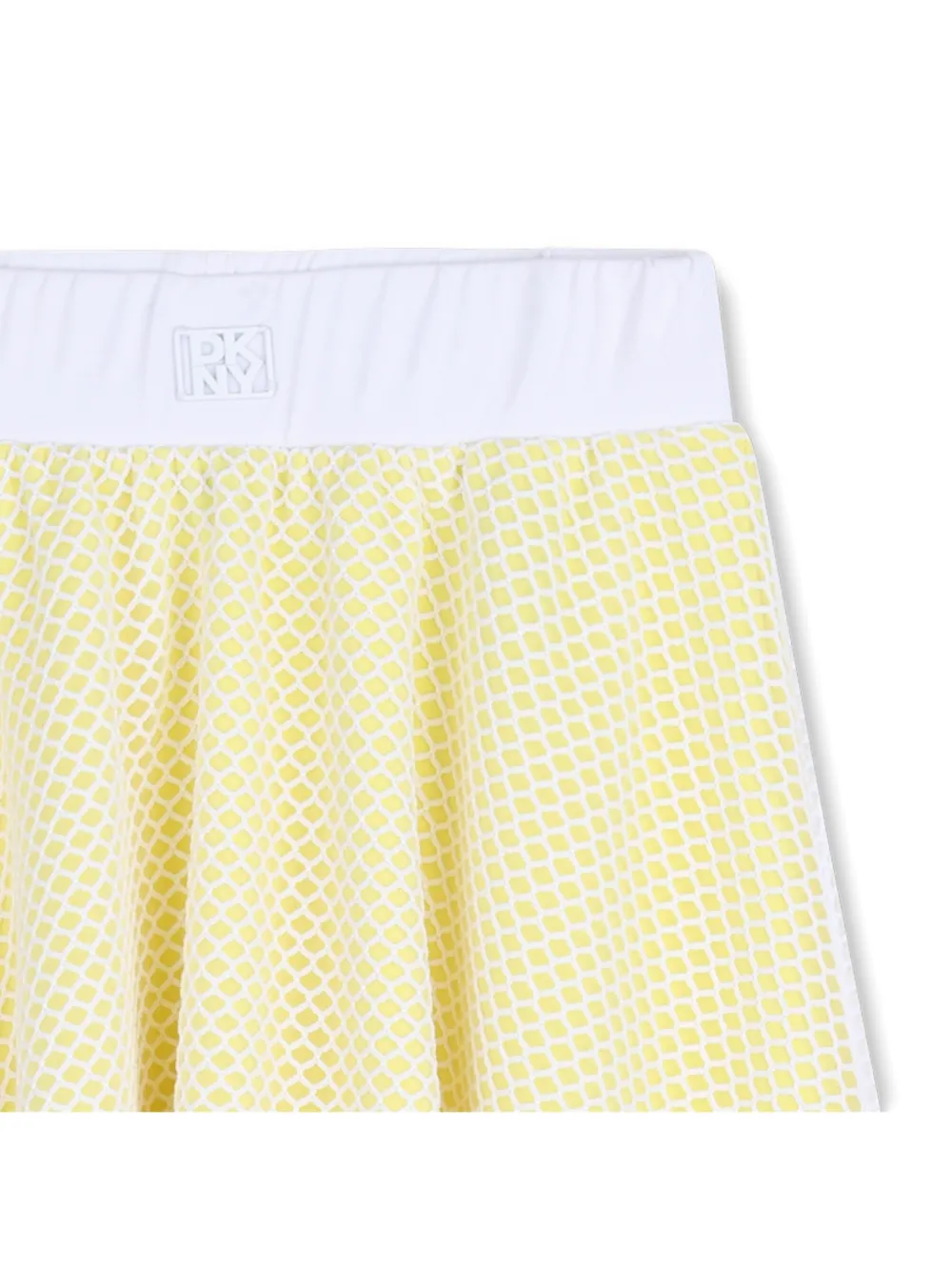 Юбка из сетки Dkny Kids, желтый — фото 3