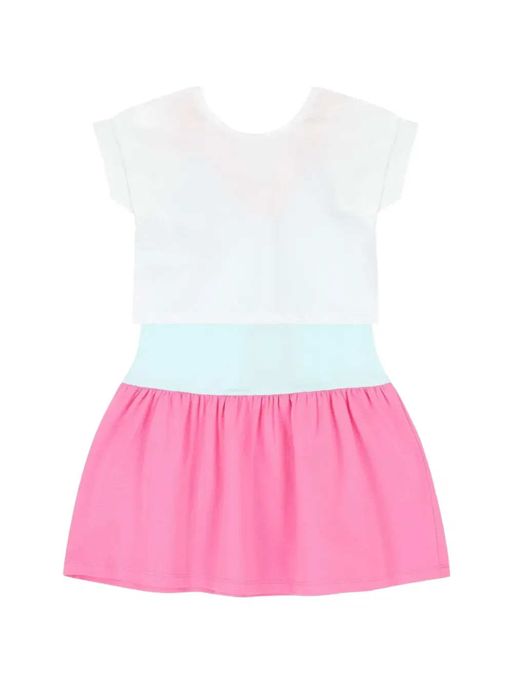 Платье с цветочным логотипом Aigner Kids, розовый — фото 4