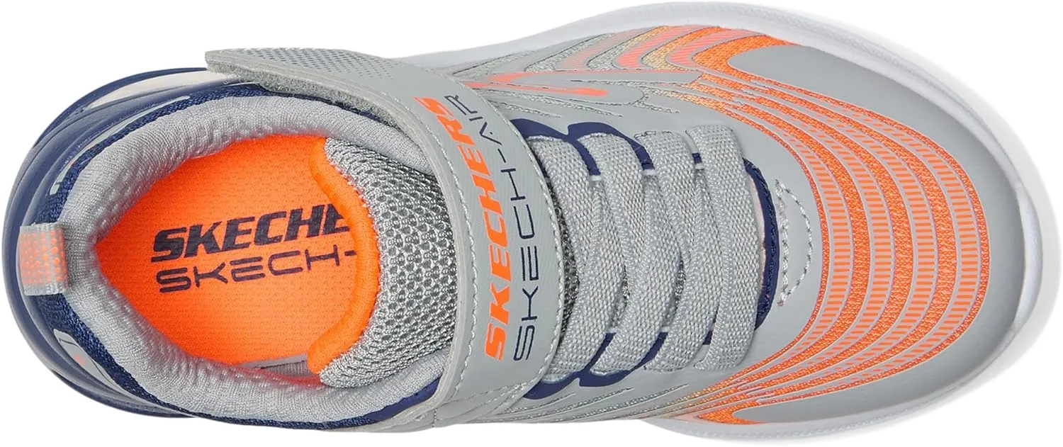 Кроссовки Skechers Gowalk Arch Fit, спортивные слипоны, повседневные лоферы для походов, беговые кроссовки, темно-синий/оранжевый/серый — фото 3