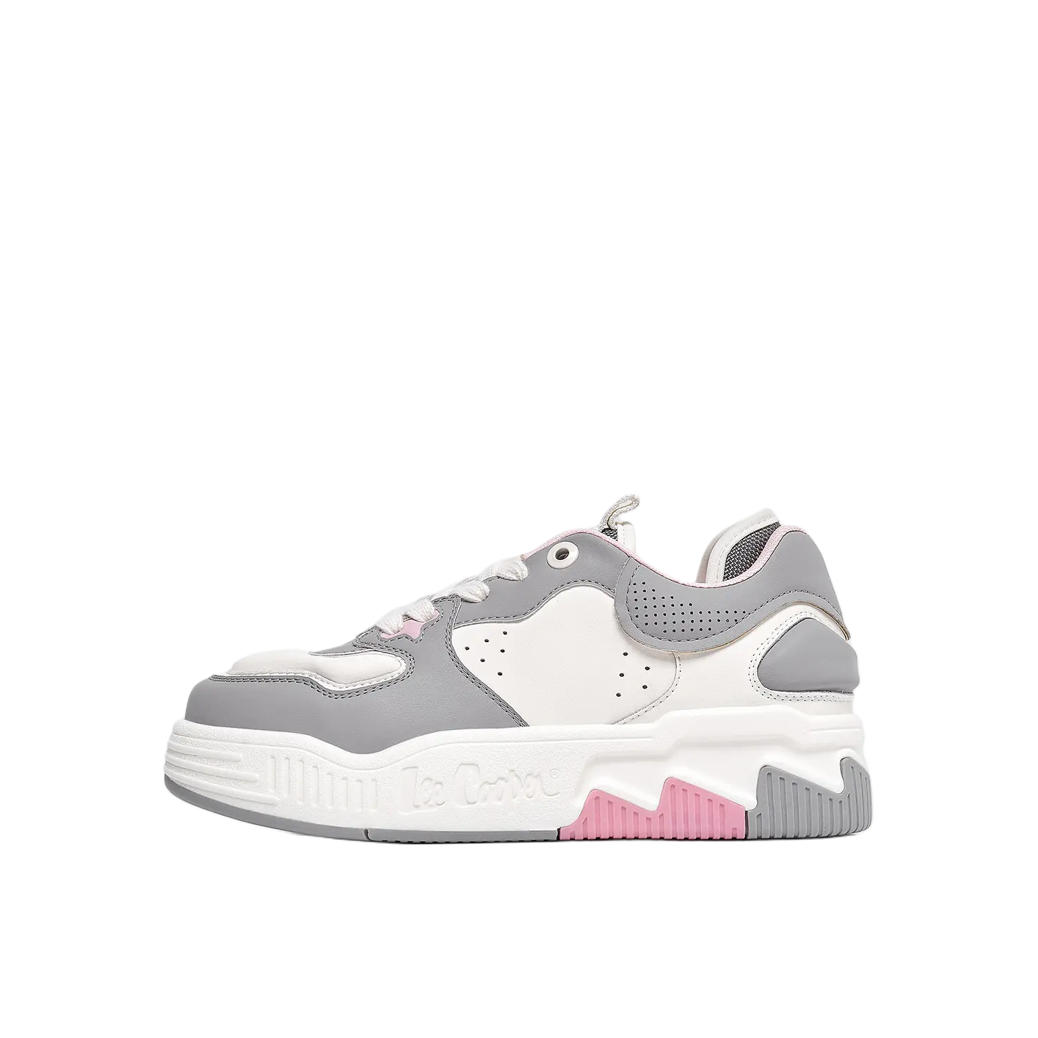 

Lee Cooper Устойчивые к истиранию низкие скейтерские кроссовки унисекс Cloud Gray, цвет Women's Cloud Gray
