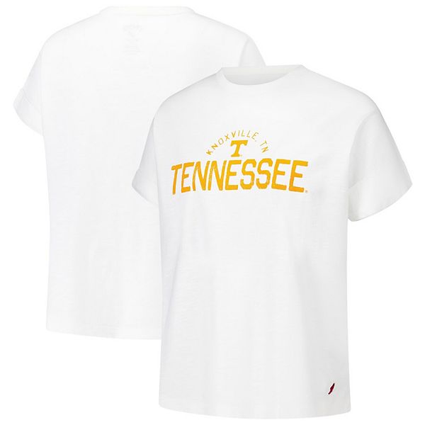 

Женская белая футболка с подкатом Tennessee Volunteers League Collegiate Wear, Белый, Женская белая футболка с подкатом Tennessee Volunteers League Collegiate Wear