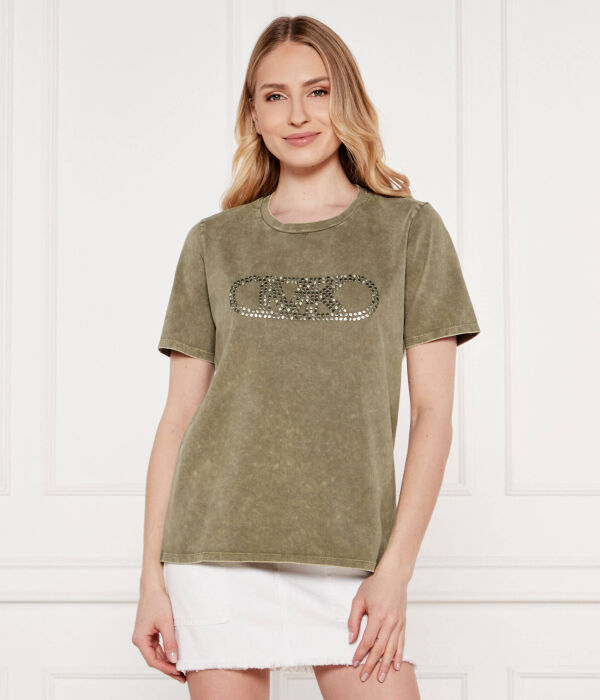 

Футболка в стиле «Ампир» Regular fit Michael Kors, хаки