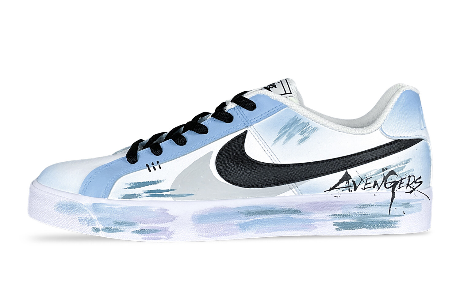 

Кроссовки для скейтборда Court Royale унисекс с низким верхом белого цвета Nike, синий/белый
